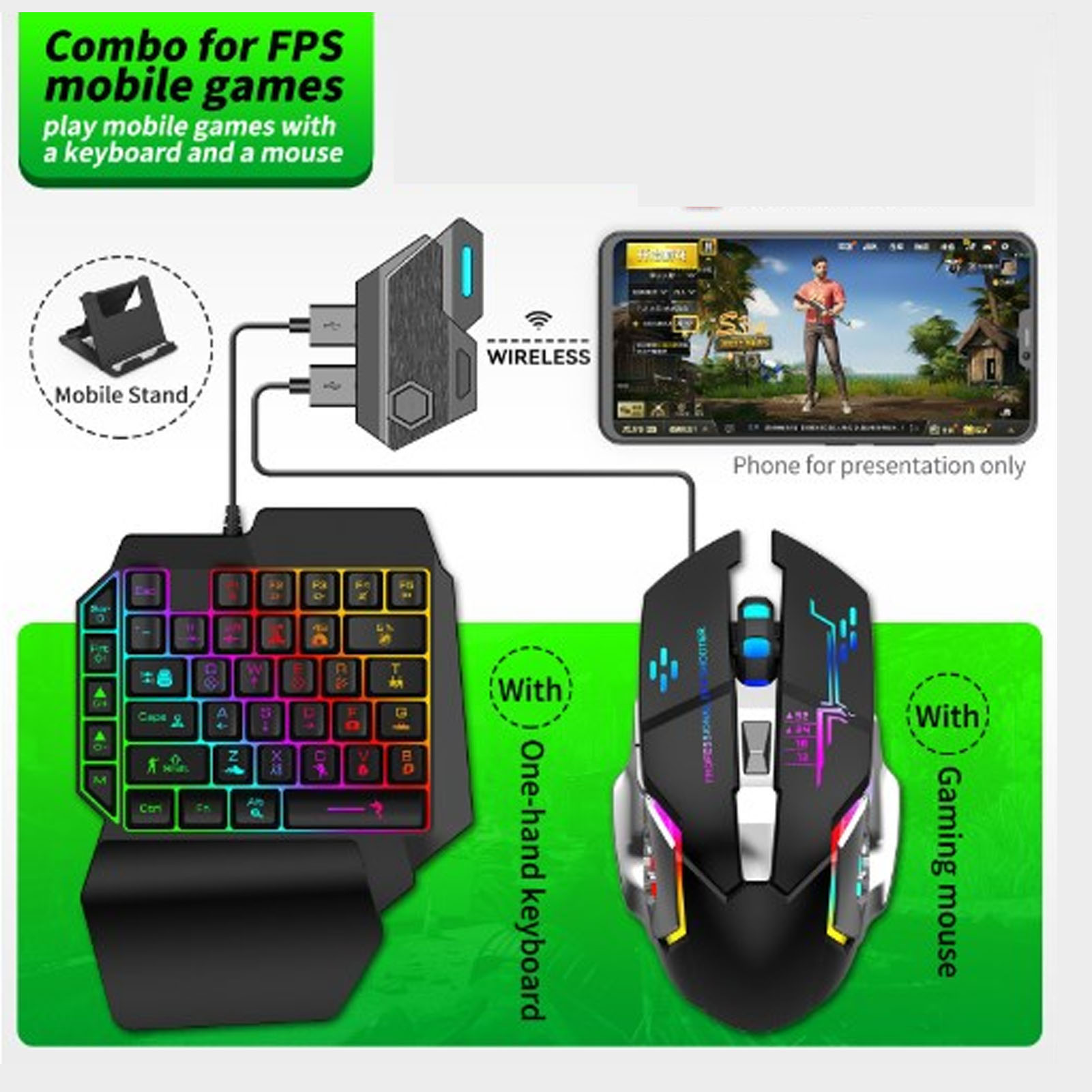 Keyboard Mouse Converter Set R - Gaming Keyboard Hand incelemesi ve fiyatı