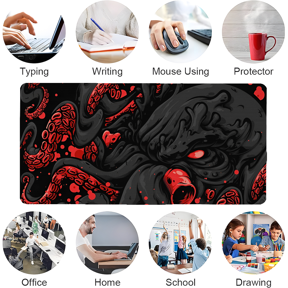 Octopus Monster Mousepad Large - Gaming Keyboard Tactile incelemesi ve fiyatı