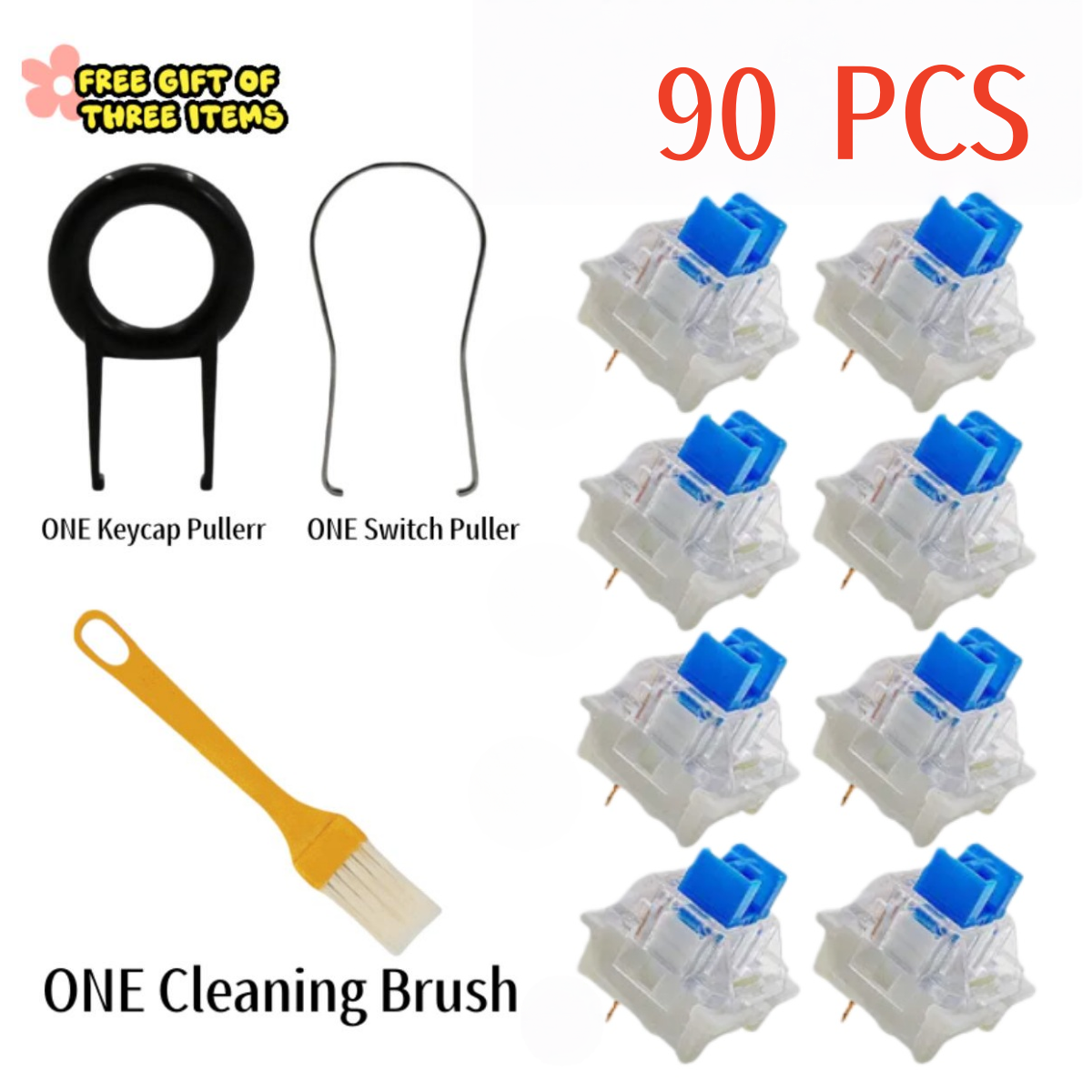 iTLY 90Pcs Keyboard Switch Key - Gaming Keyboard Bluetooth incelemesi ve fiyatı
