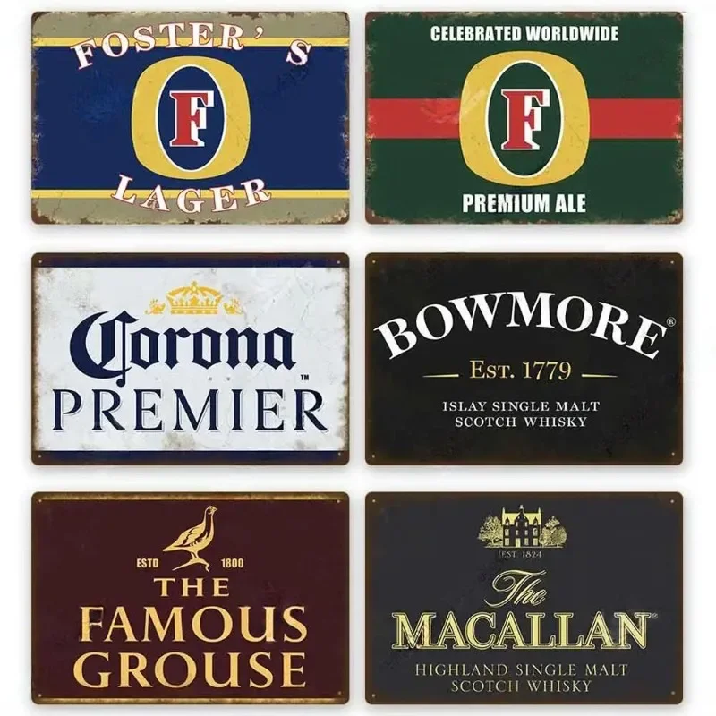 Metal Tin Poster Beer Metal Si - Brass Weight Plate incelemesi ve fiyatı