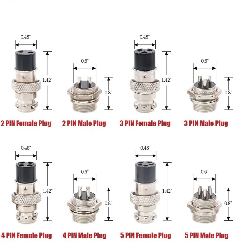 14pcs 7Value 2 3 4 5 6 8 Pin 1 - Aviator Connector Kit incelemesi ve fiyatı
