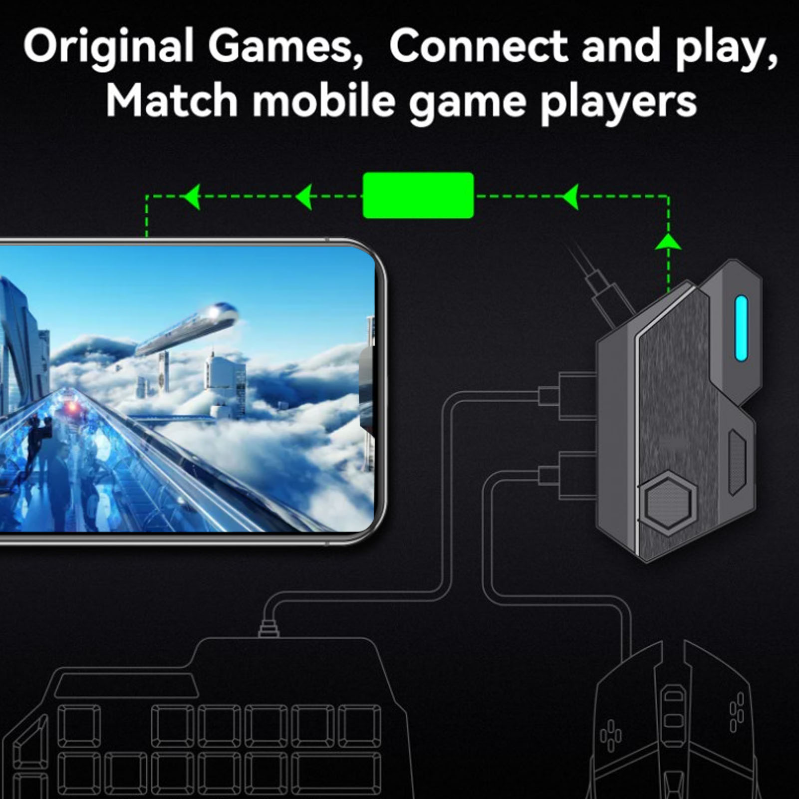 Mobile Game Combo Pack Bluetoo - Gaming Keyboard Hand incelemesi ve fiyatı