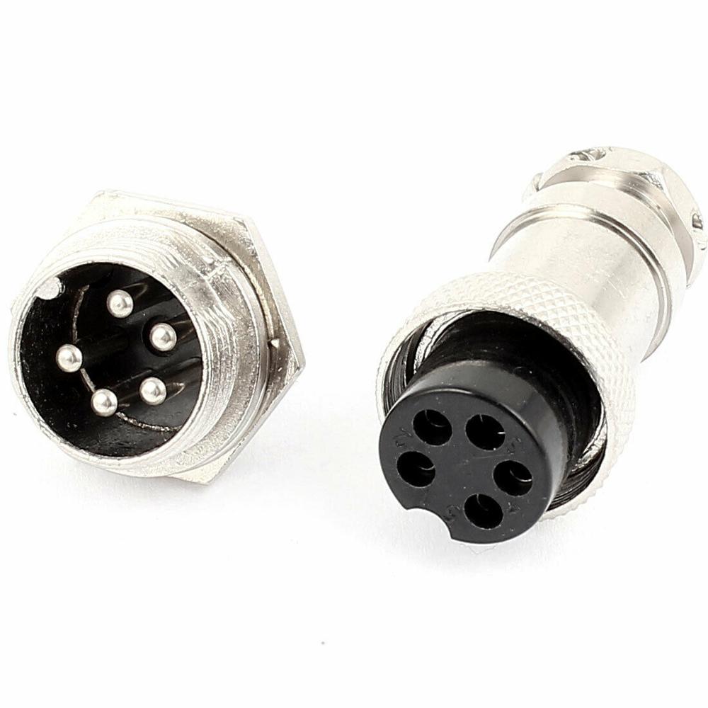1set GX16 5P Aviation Plug 16m - Aviator Connector Kit incelemesi ve fiyatı