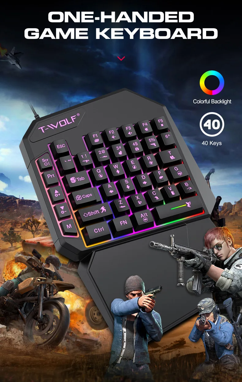 Kit Mobilador Gamer Kit Gaming - Gaming Keyboard 1 Hand incelemesi ve fiyatı