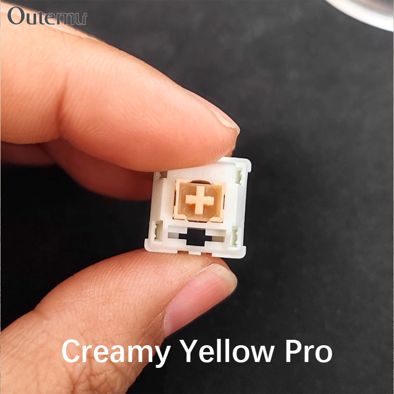 Outemu Cream Yellow Pro Switch - Gaming Keyboard That Is Quiet incelemesi ve fiyatı