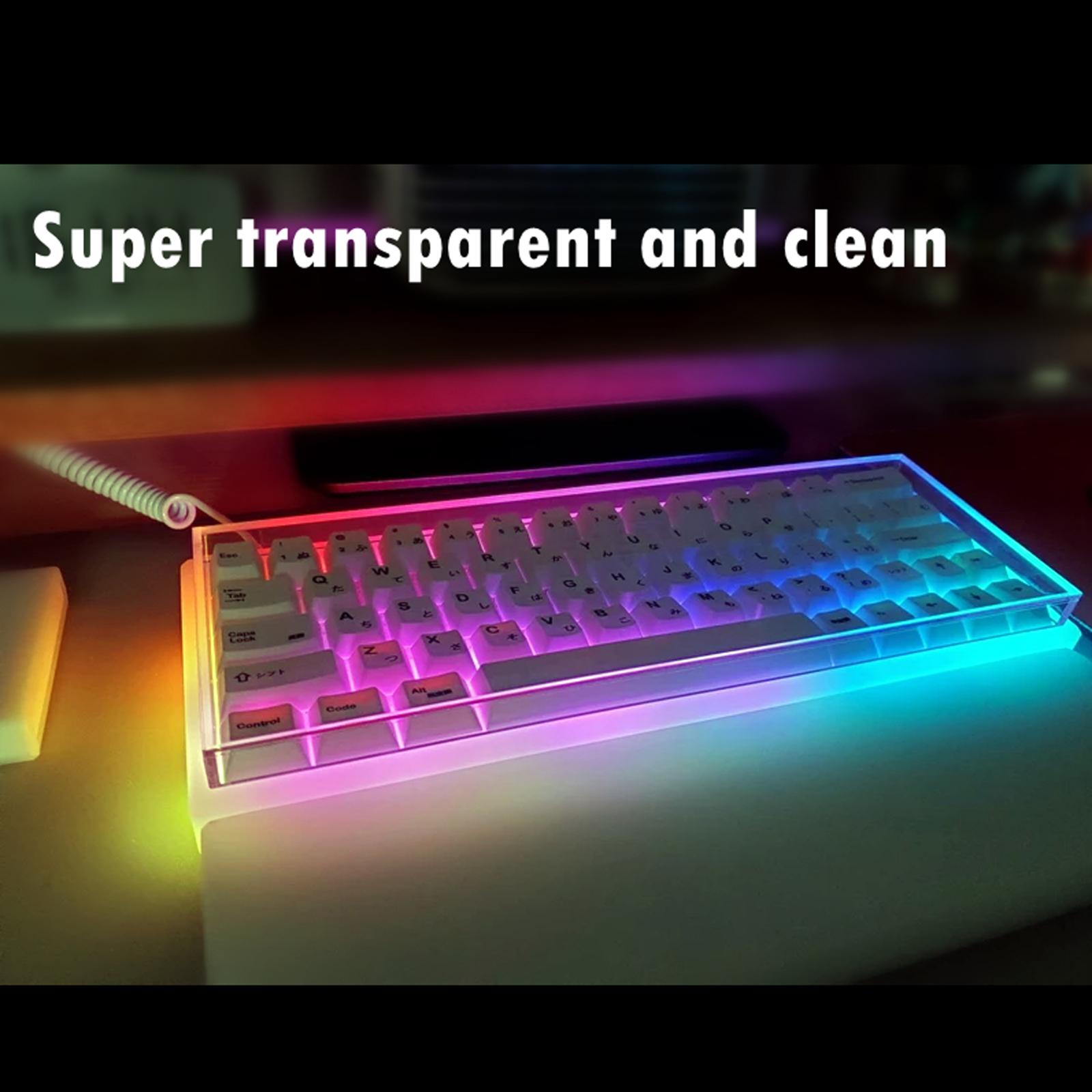 Acrylic Mechanical Keyboard Du - Keyboard Gaming Transparent incelemesi ve fiyatı