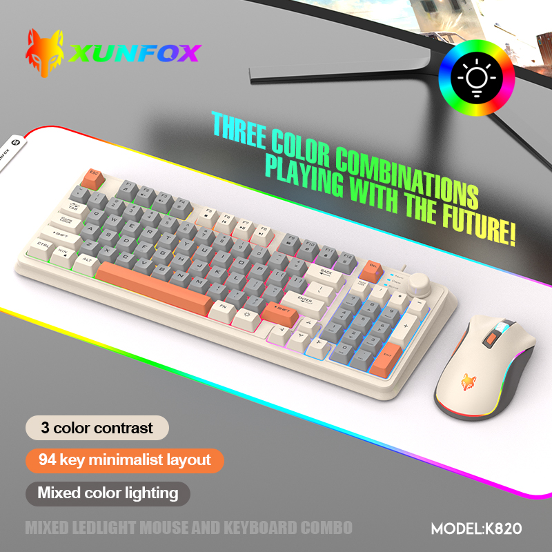 K820 USB Wired Game Keyboard M - Gaming Keyboard Bundle incelemesi ve fiyatı