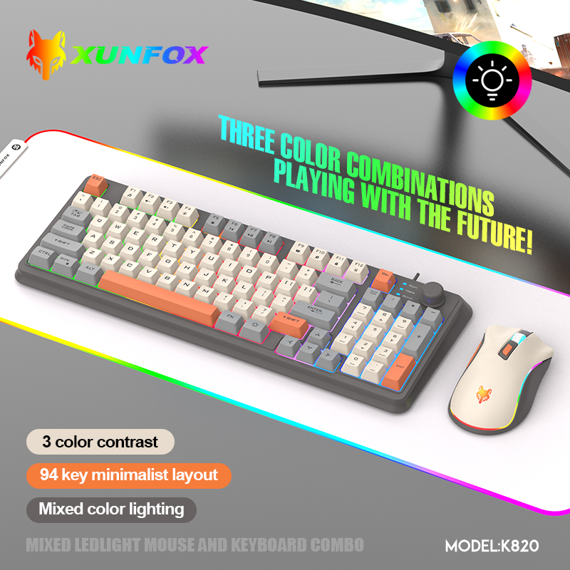 K820 USB Wired Game Keyboard M - Gaming Keyboard Bundle incelemesi ve fiyatı