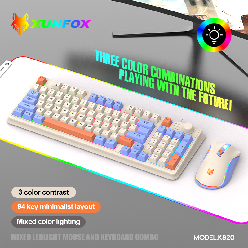 K820 USB Wired Game Keyboard M - Gaming Keyboard Bundle incelemesi ve fiyatı
