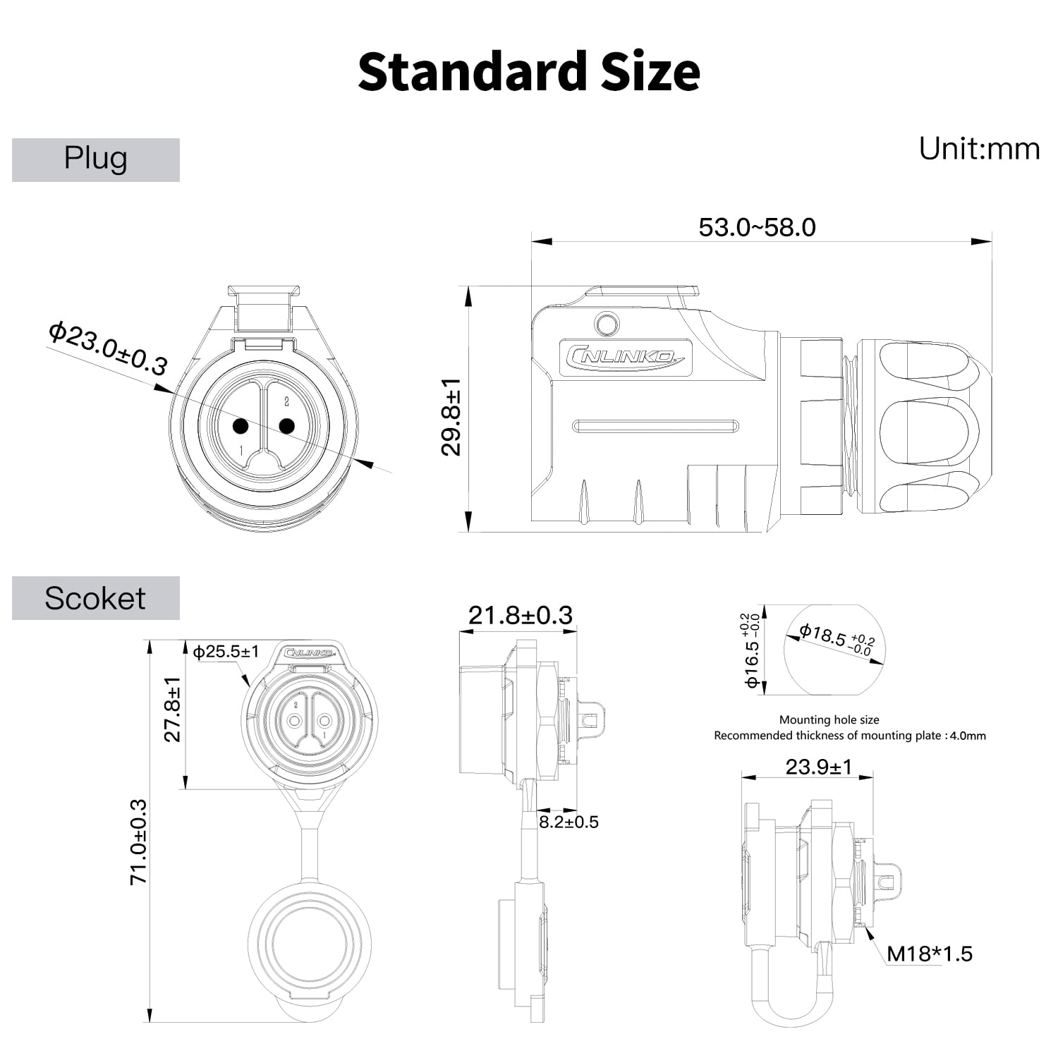CNLINKO LP-16 Circular Aviatio - Aviator Connector Kit incelemesi ve fiyatı