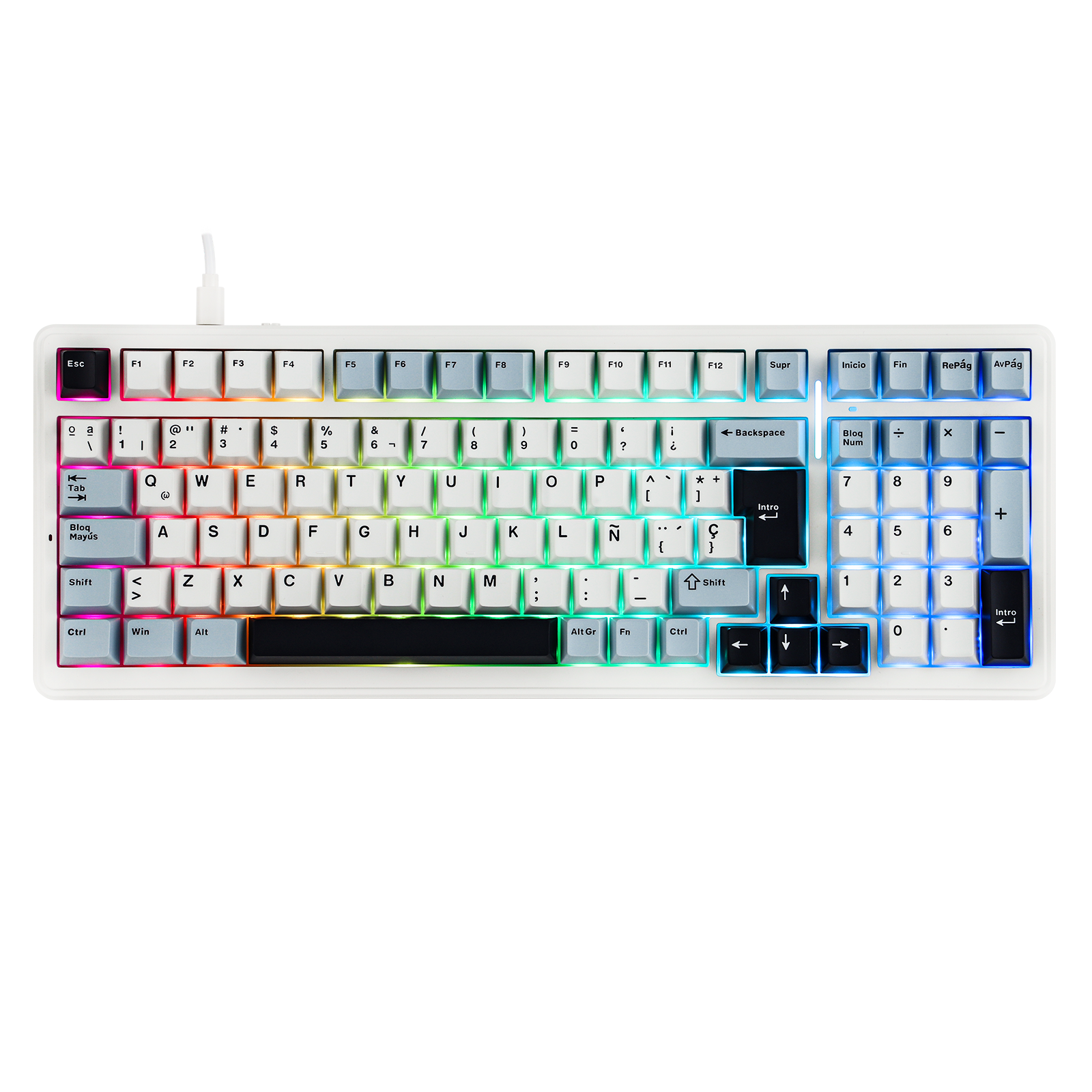AULA F99 ISO-ES 96% QWERTY Lay - Gaming Keyboard Hot Swappable incelemesi ve fiyatı