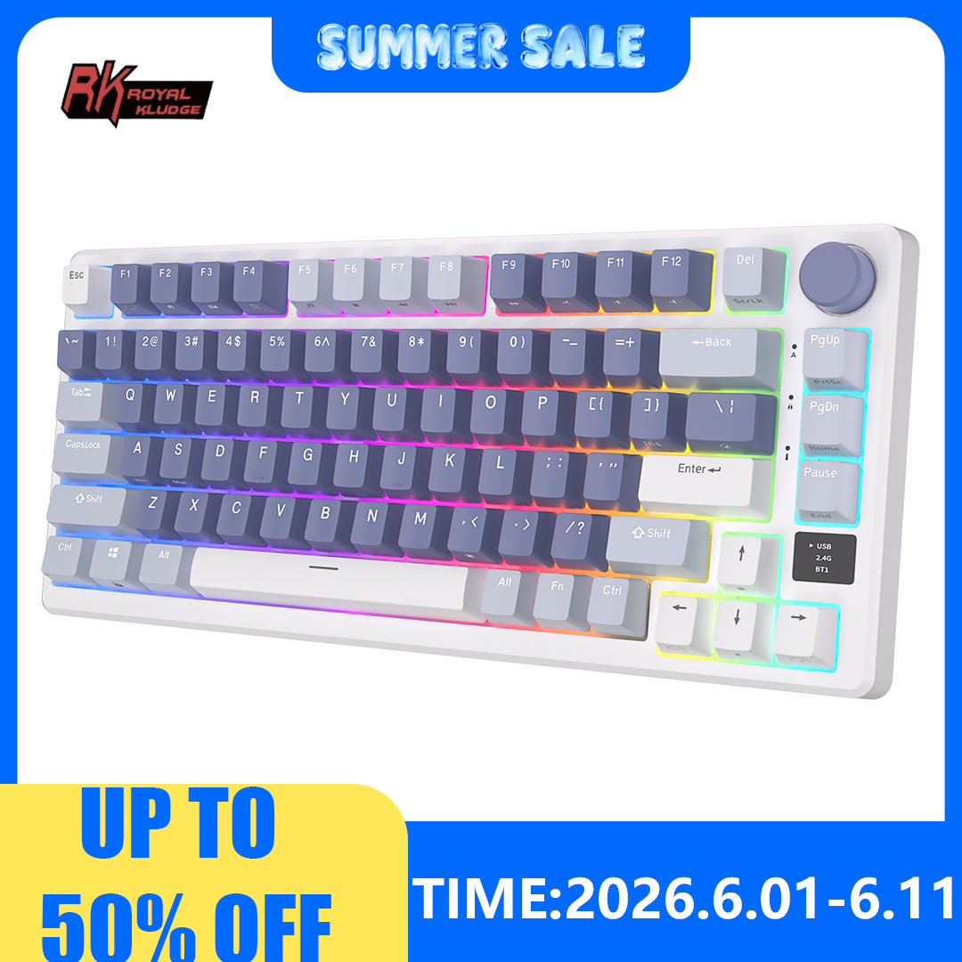 RK ROYAL KLUDGE M75 2.4G Wirel - Gaming Keyboard Hot Swappable incelemesi ve fiyatı