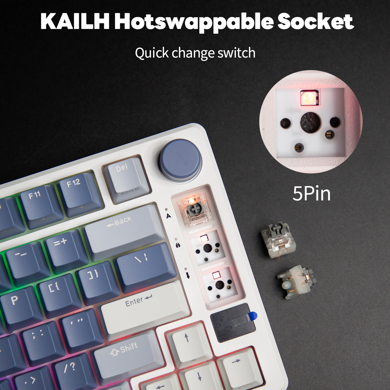 RK ROYAL KLUDGE M75 2.4G Wirel - Gaming Keyboard Hot Swappable incelemesi ve fiyatı