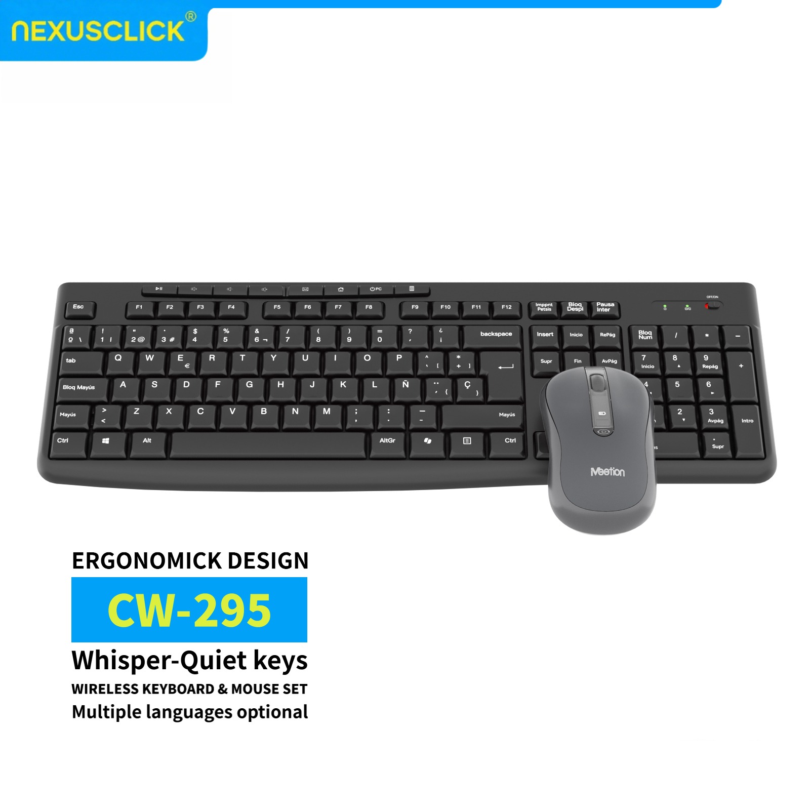 NexusClick Low-Profile Ergonom - Gaming Keyboard That Is Quiet incelemesi ve fiyatı