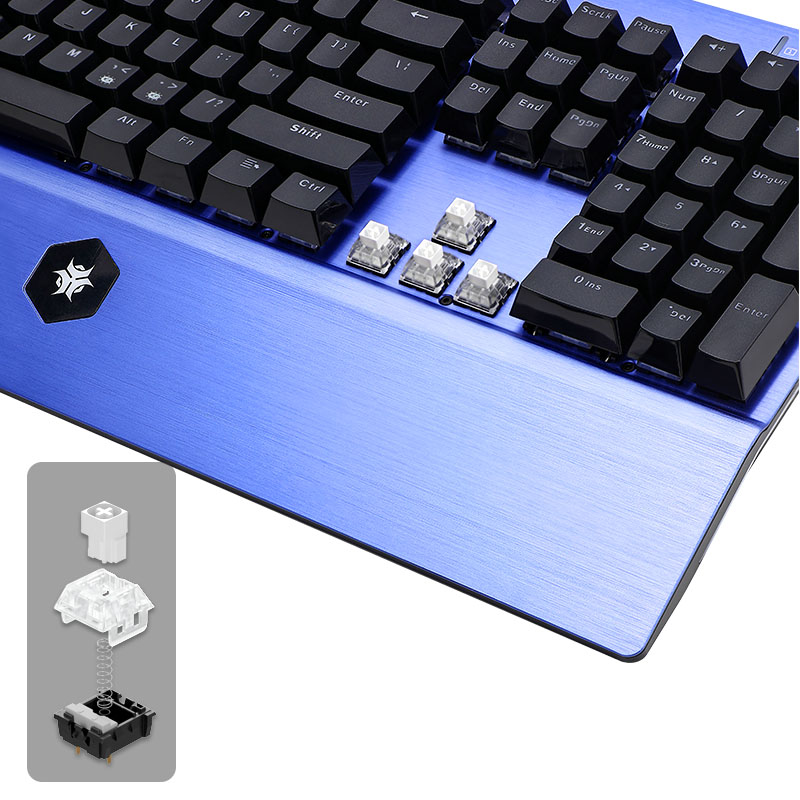 HEXGEARS GK739 Hot Swappable d - Keyboard Gaming Blue Switch incelemesi ve fiyatı