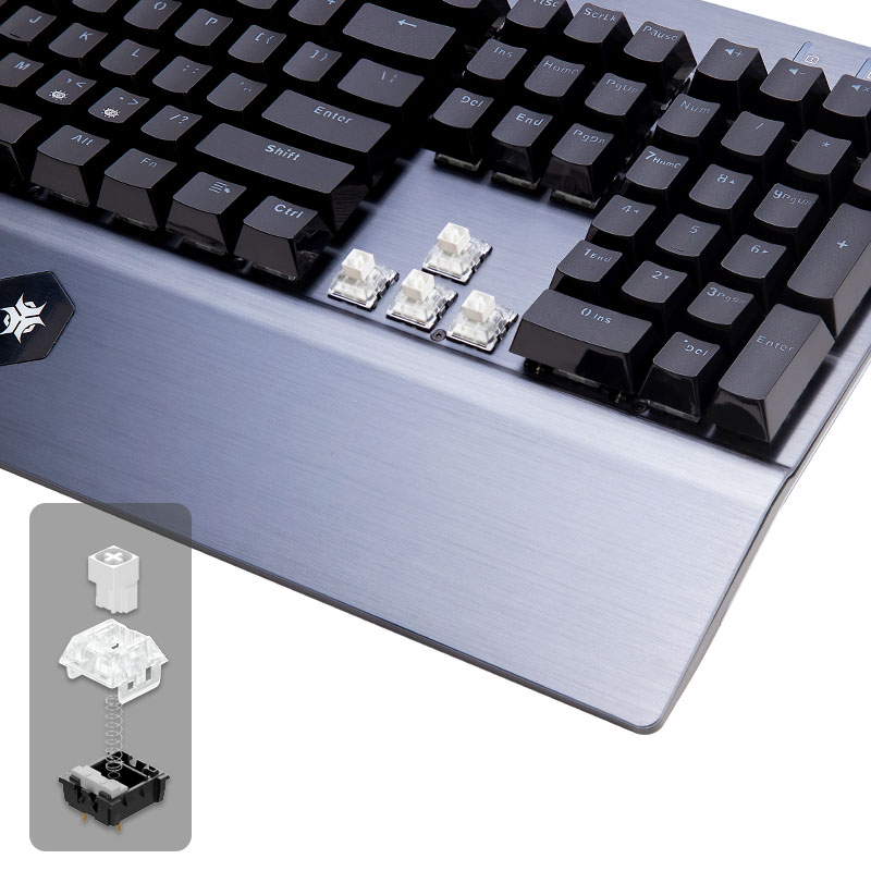 HEXGEARS GK739 Hot Swappable d - Keyboard Gaming Blue Switch incelemesi ve fiyatı