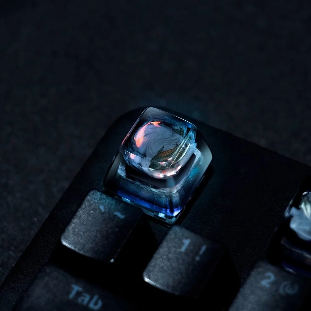 Original Chinese Style Koi Fis - Keyboard Gaming Transparent incelemesi ve fiyatı