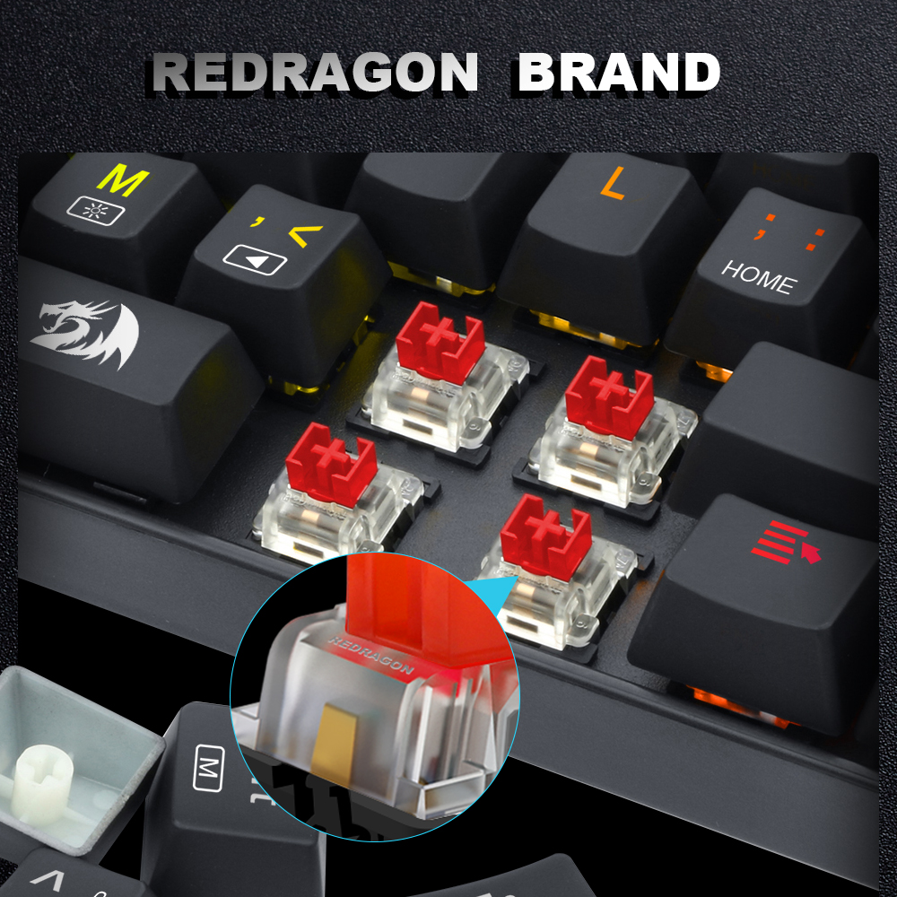 REDRAGON SMD RGB MX switch 3Pi - Keyboard Gaming Blue Switch incelemesi ve fiyatı