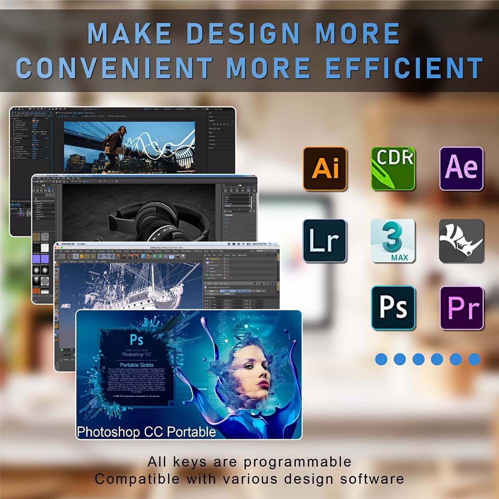 3 Key 1 Knob/4 Key One Handed  - Gaming Keyboard 1 Hand incelemesi ve fiyatı