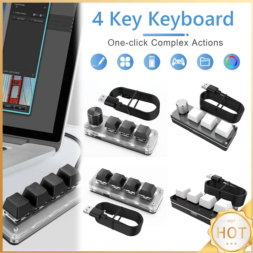3 Key 1 Knob/4 Key One Handed  - Gaming Keyboard 1 Hand incelemesi ve fiyatı