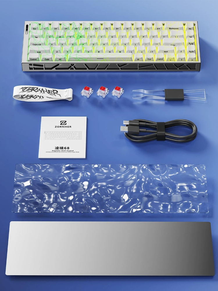 ZORNHER ZH68HE Magnetic Keyboa - Gaming Keyboard Magnetic Switches incelemesi ve fiyatı